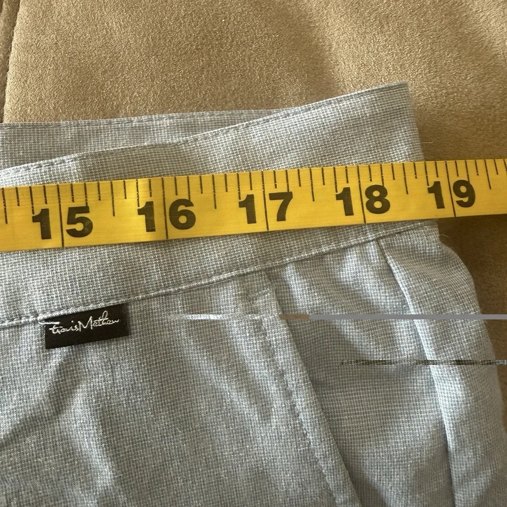 Travis Mathew Mens Beck Golf Performance Shorts Blue 36